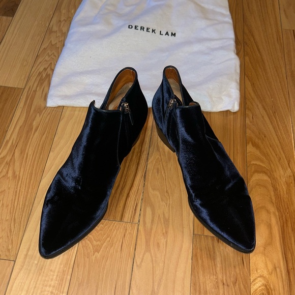 Derek Lam Blue Velvet booties - Picture 1 of 4